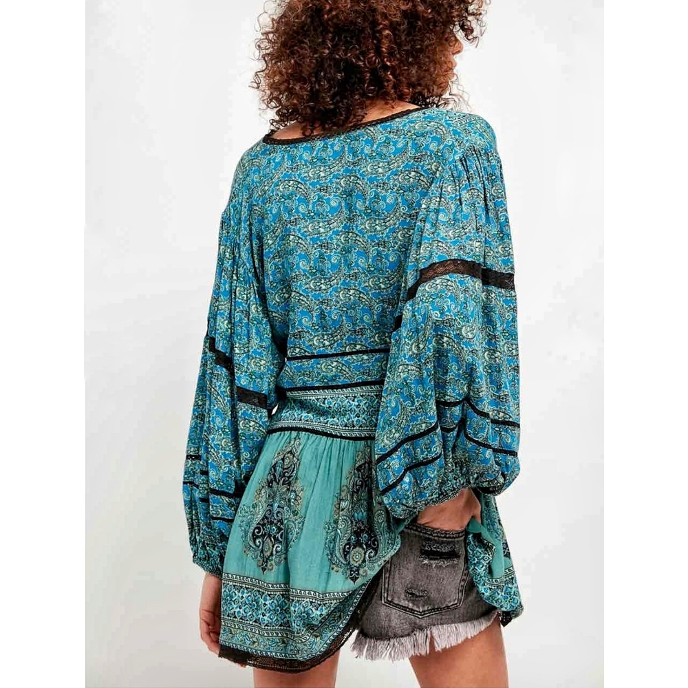 NEW Free People | Bohemian Scarf Print Tun… - Picture 3 of 3